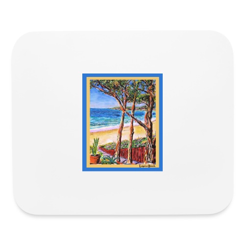 Laguna Beach California-Three Trees - Mouse pad Horizontal