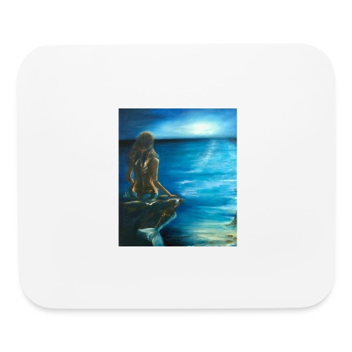 Mermaid over looking the sea - Mouse pad Horizontal