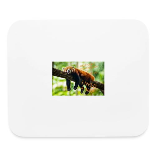 Fox napping meme - Mouse pad Horizontal