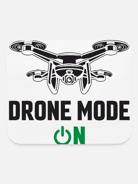 Drone Mode: On - Mouse pad Horizontal - white - Front
