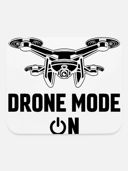 Drone Mode: On - Mouse pad Horizontal - white - Front