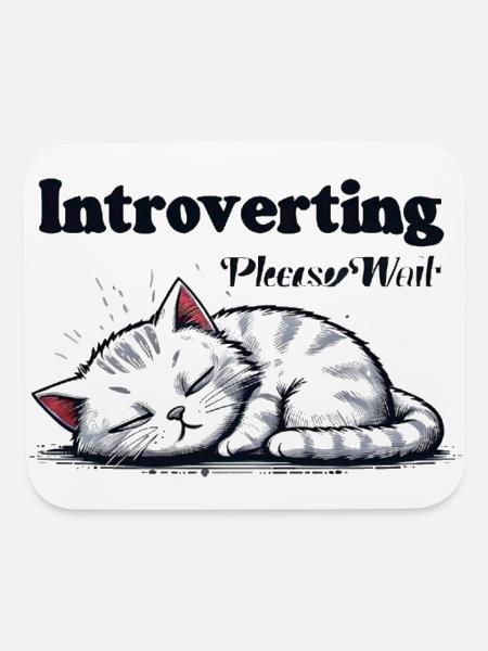Please Wait... - Mouse pad Horizontal - white - Front