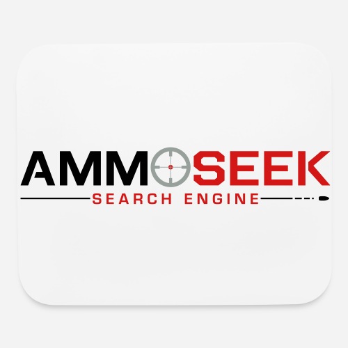 AmmoSeek_PrintLogo_Transp - Mouse pad Horizontal