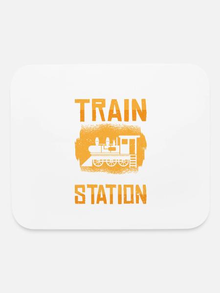 Train Transportation Train Lover Train Station - Mouse pad Horizontal - white - Front