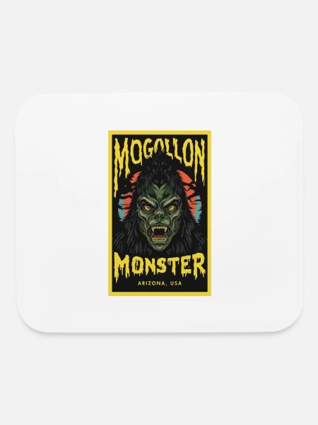 Mogollon Monster Cryptid Arizona Wilderness Enigma - Mouse pad Horizontal - white - Front