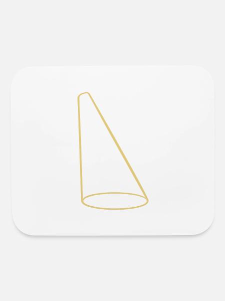 spotlight light cone stage - Mouse pad Horizontal - white - Front