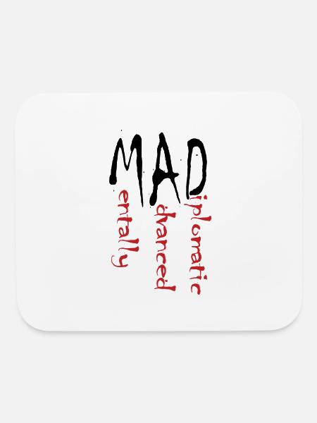 Mad - Mouse pad Horizontal - white - Front