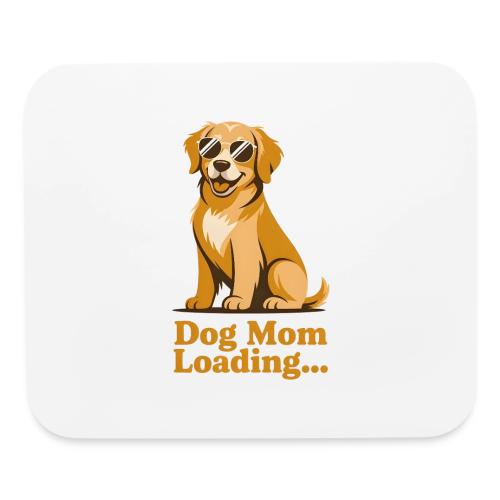 Dog Mom Loading Golden Retriever Sunglasses - Mouse pad Horizontal