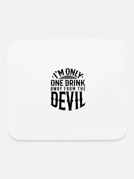 Devil's Toast: Spooky Sip - Mouse pad Horizontal - white - Front