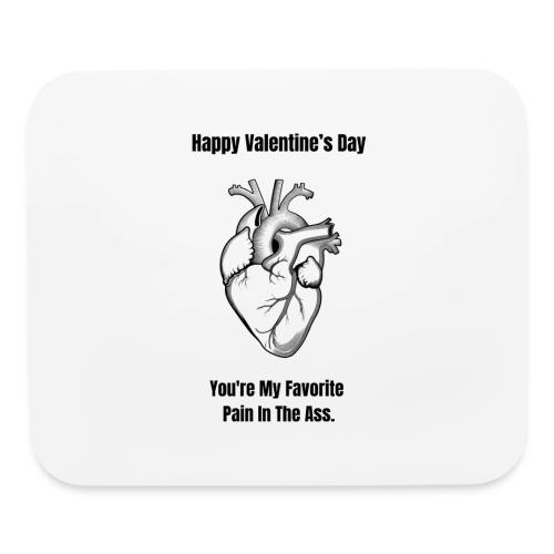 I'm Glad I Swiped Right T-Shirt | Funny Valentine - Mouse pad Horizontal