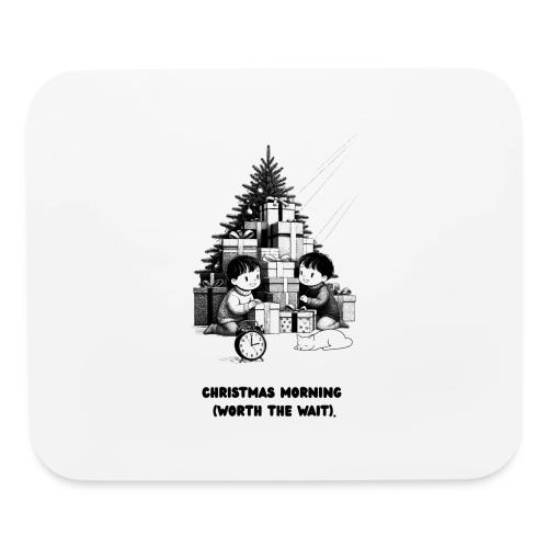Christmas Morning T-Shirt | Minimalist Kids Gifts - Mouse pad Horizontal