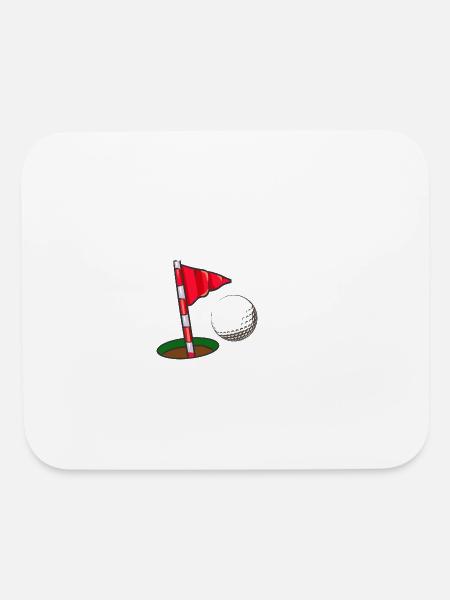 Mini Golf Champ - Mouse pad Horizontal - white - Front