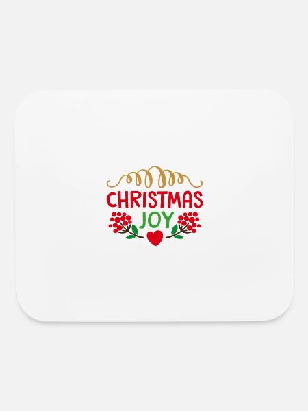 Christmas Joy - Mouse pad Horizontal - white - Front