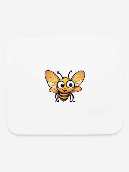 Bee Wasp Hornet - Mouse pad Horizontal - white