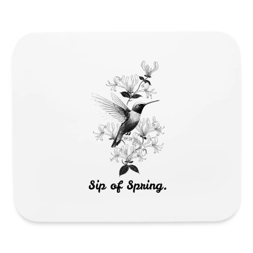 Hummingbird T-Shirt, Honeysuckle Vine - Mouse pad Horizontal