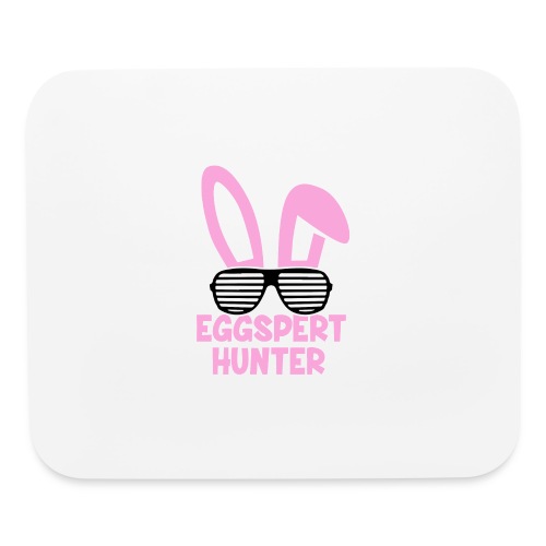 Eggspert Hunter Easter Bunny with Sunglasses - Mouse pad Horizontal