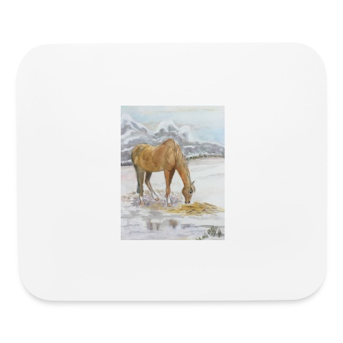 Horse grazing - Mouse pad Horizontal