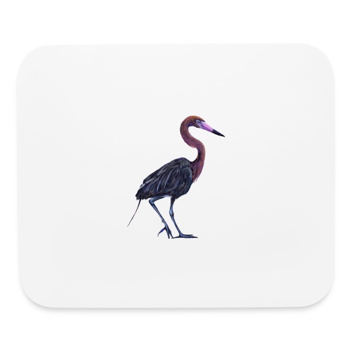 Reddish egret - Mouse pad Horizontal