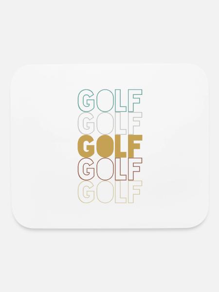 Golf - Mouse pad Horizontal - white - Front