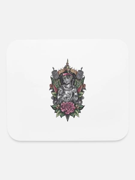 American tattoo2 - Mouse pad Horizontal - white - Front