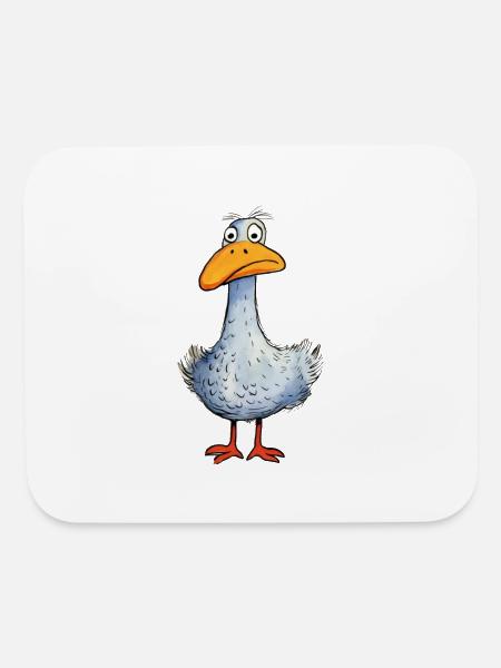 Funny Duck - Mouse pad Horizontal - white - Front