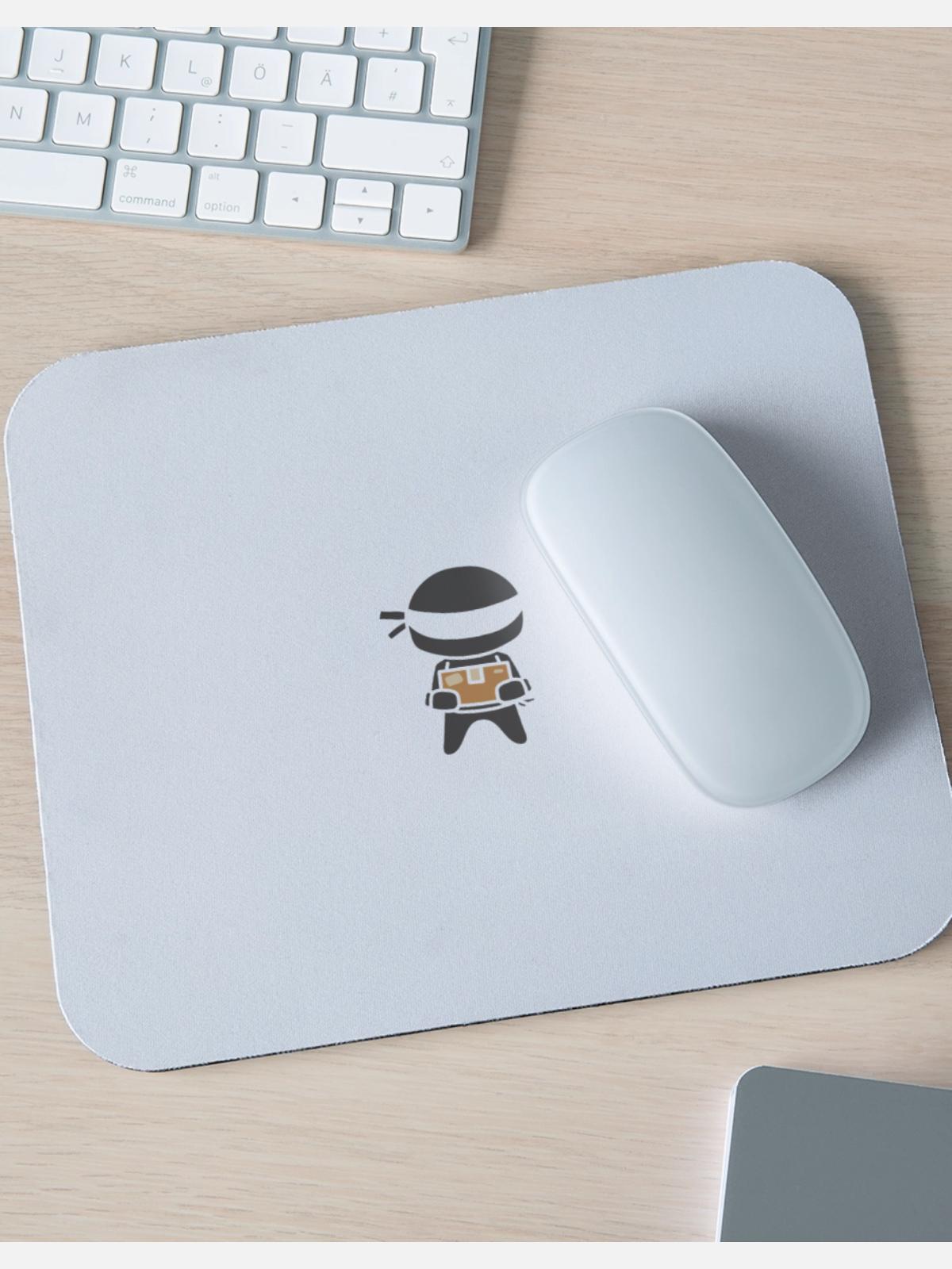 Delivery Ninja - Mouse pad Horizontal - white - Front