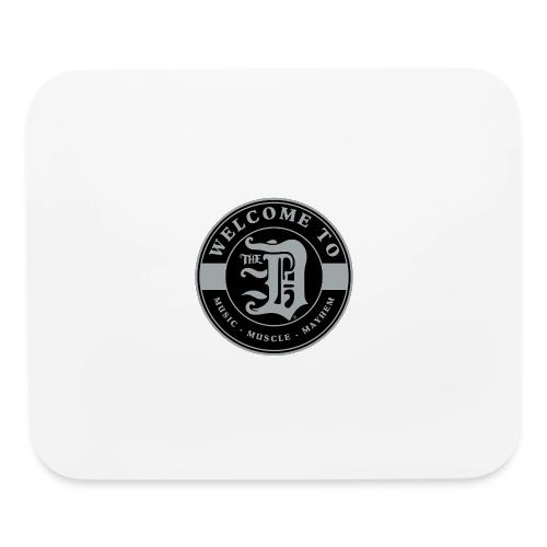 WELCOME TO THE D BADGE BLACK SILVER B - Mouse pad Horizontal