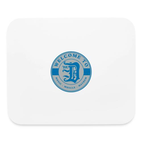 WELCOME TO THE D BADGE BLUE SILVER - Mouse pad Horizontal