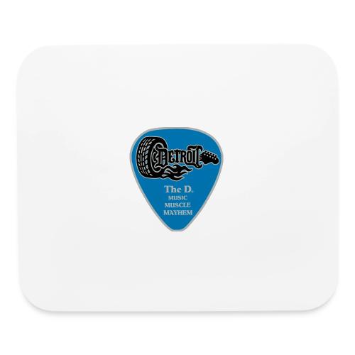 THE D® WHHEL GUITAR BLACK BLUE AND SILVER - Mouse pad Horizontal