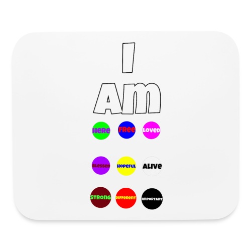 I AM... - Mouse pad Horizontal