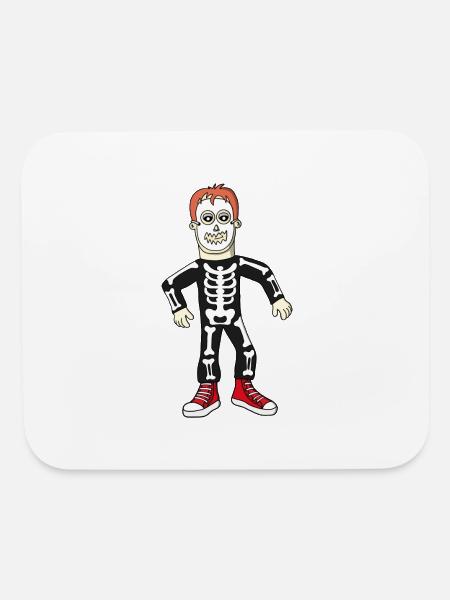 Spooky Bones - Mouse pad Horizontal - white - Front
