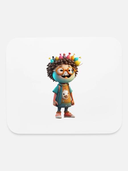 Hazel - Digital Cartoon Character - Mouse pad Horizontal - white - Front