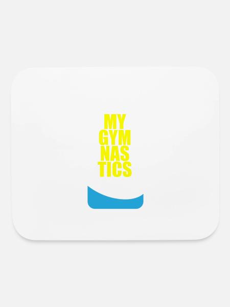 My Gymnastics Level - Mouse pad Horizontal - white - Front