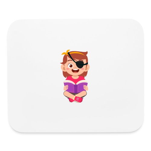 Little girl with eye patch - Mouse pad Horizontal