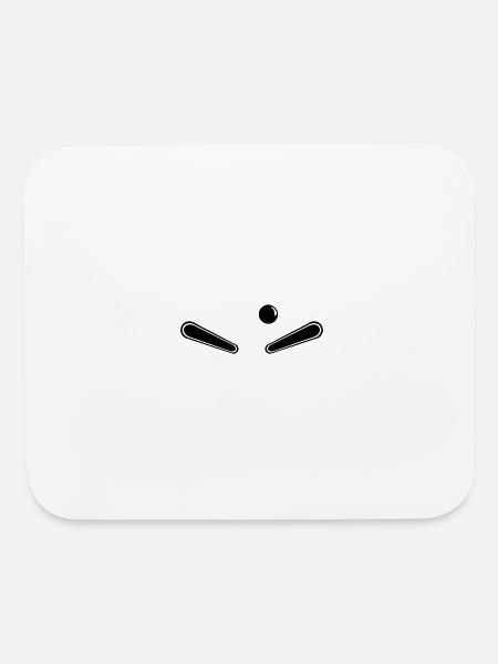 Flipper lever - Mouse pad Horizontal - white - Front