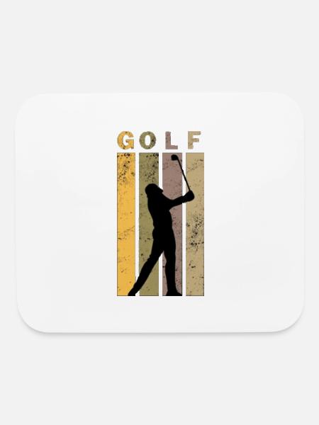 golf - Mouse pad Horizontal - white - Front