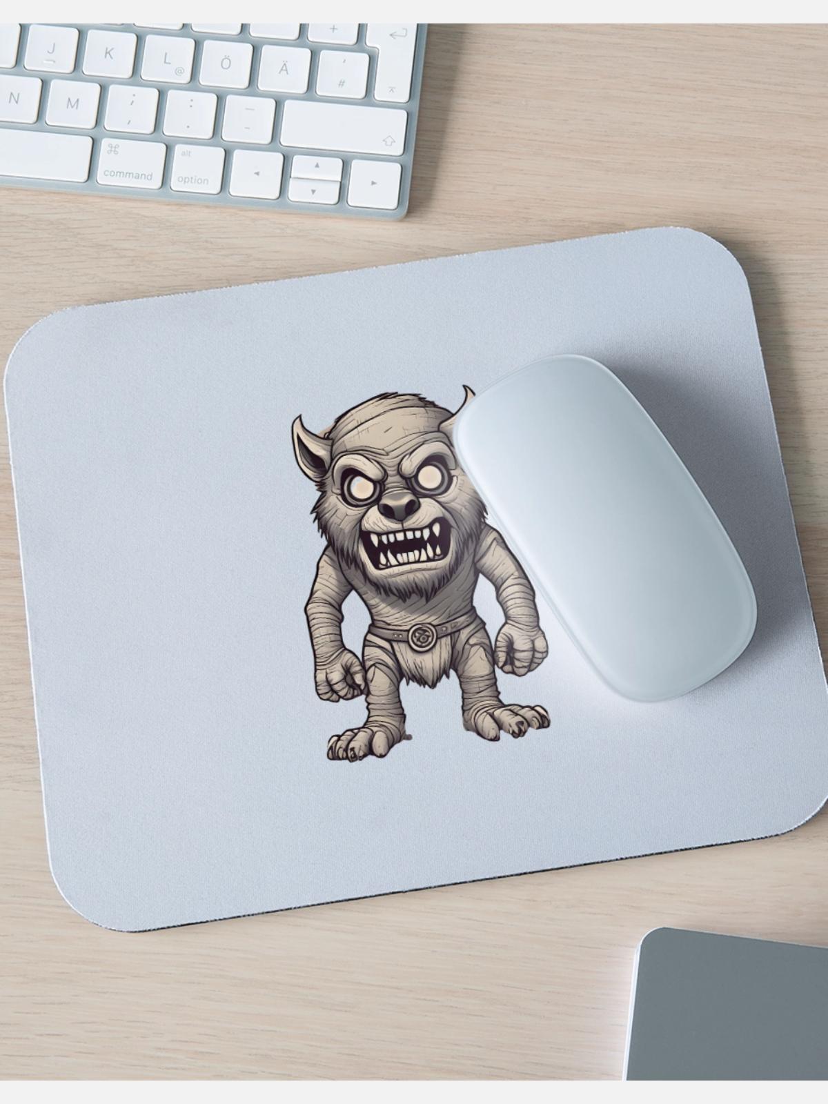 Halloween Werewolf - Mouse pad Horizontal - white - Front