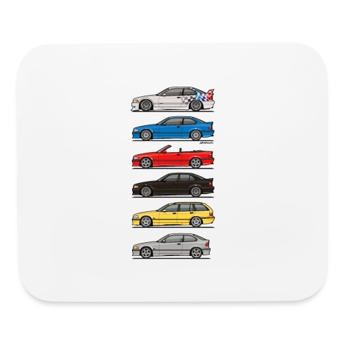 Stack of E36 Variants - Mouse pad Horizontal