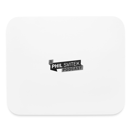 A Phil Svitek Podcast Logo ONLY Design - Mouse pad Horizontal