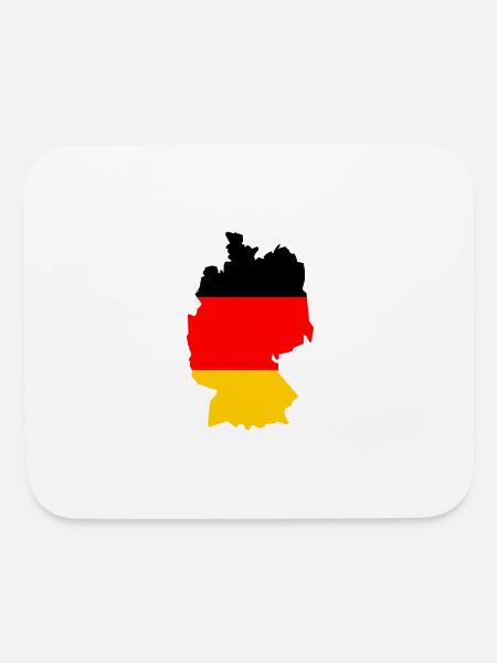 germany - Mouse pad Horizontal - white - Front