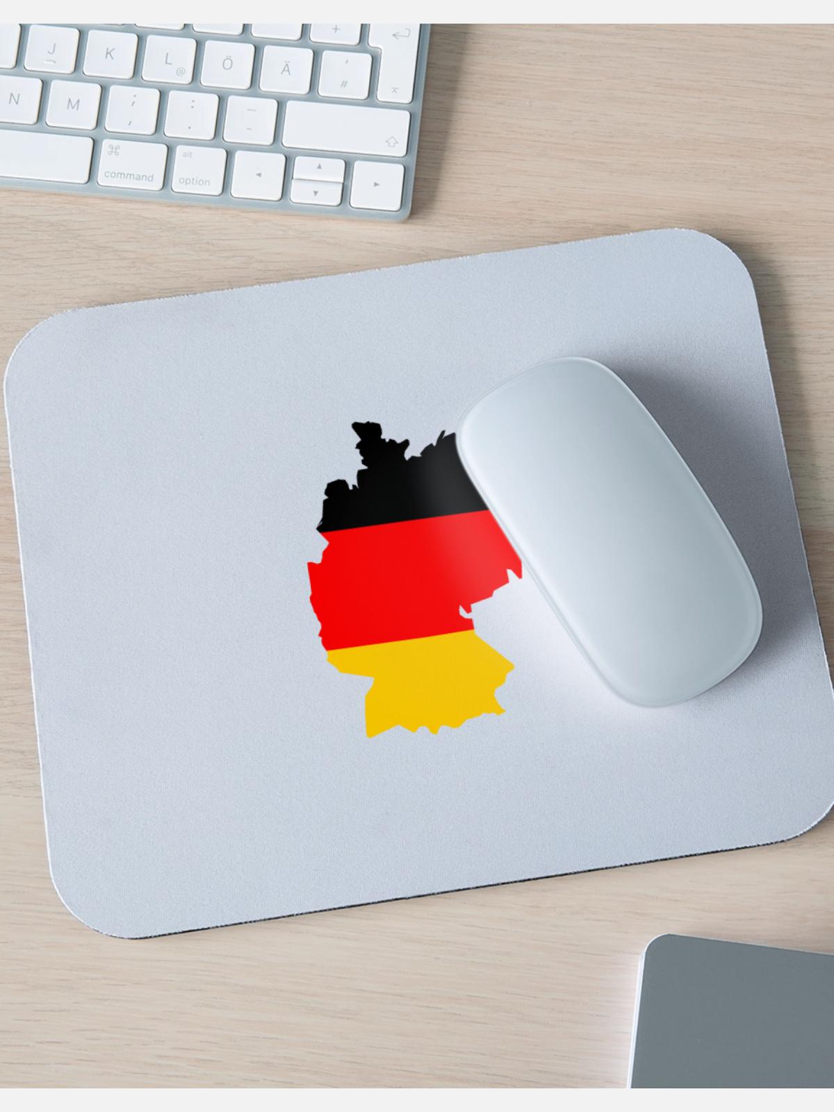germany - Mouse pad Horizontal - white - Front