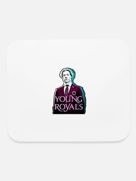 Young royals - Mouse pad Horizontal - white - Front