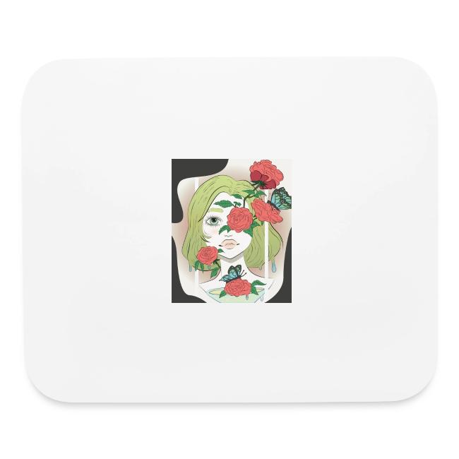 Girl with Rose Vine
