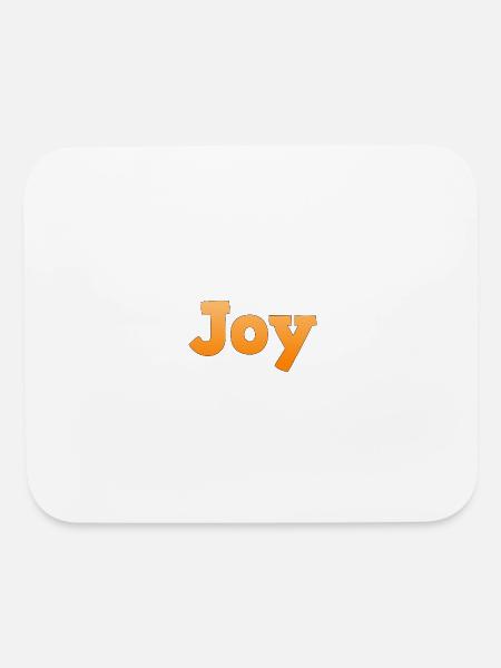 Joy - 2 - Mouse pad Horizontal - white - Front