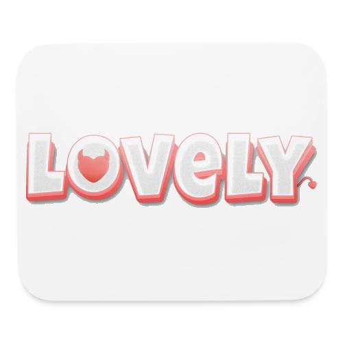 Lovely Naughty Devil Heart Cute - Mouse pad Horizontal