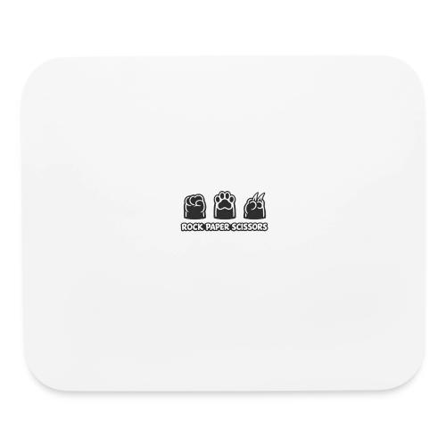 Playful Dog Paw Rock Paper Scissors - Mouse pad Horizontal