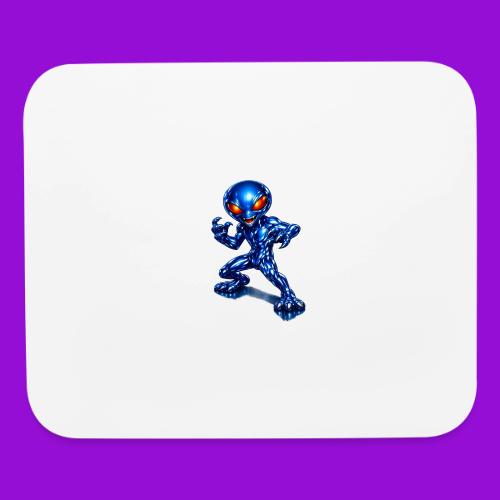 Angry Blue Alien - Mouse pad Horizontal