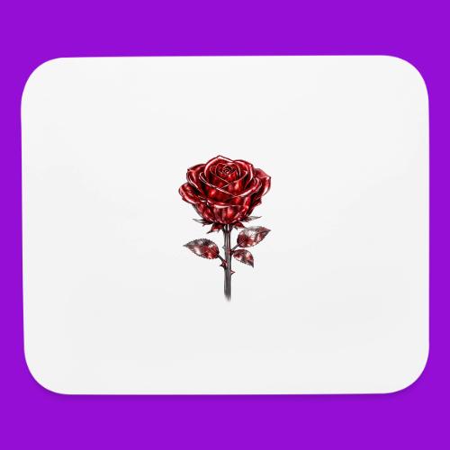 Silver Rose - Mouse pad Horizontal