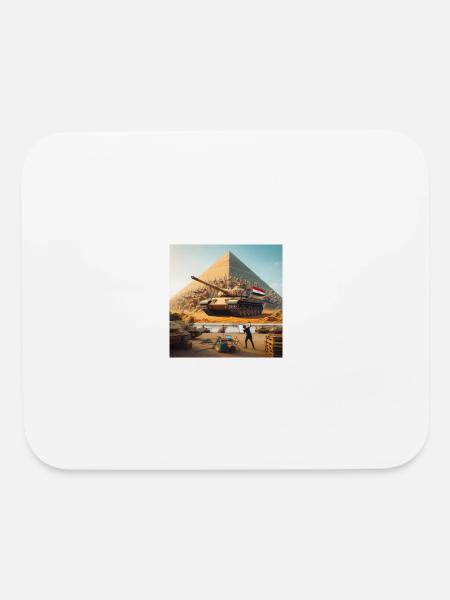 October - Mouse pad Horizontal - white - Front