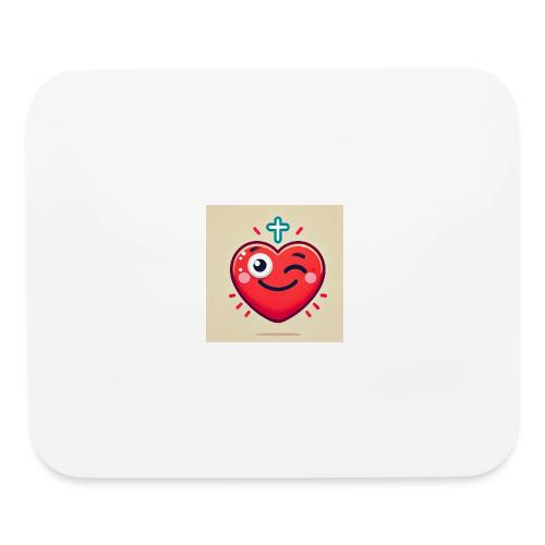 DALLE 2025 09 13 15 56 10 A winking heart sh - Mouse pad Horizontal